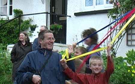 Some older children join in